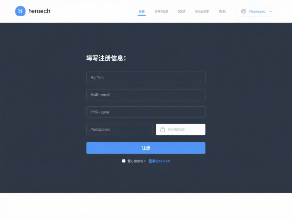 完整教程:如何注册登录db电竞官网入口 填写注册信息: 在注册页面中,您需要按照提示输入个